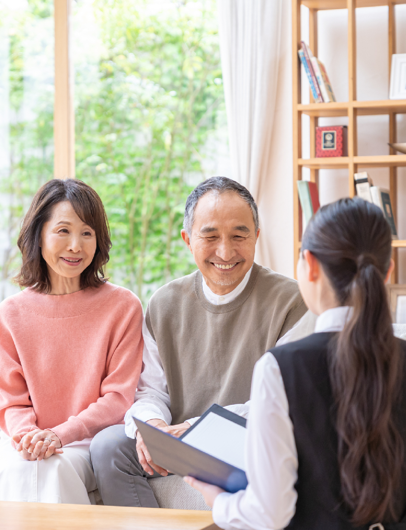 ムーヴアップの接客の様子